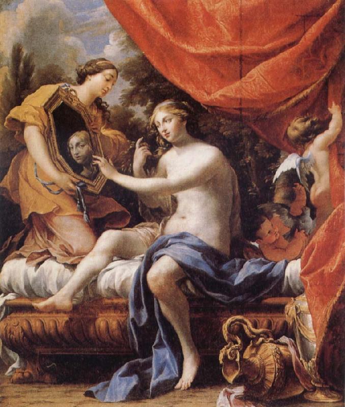 Simon  Vouet The Toiler of Venus Spain oil painting art